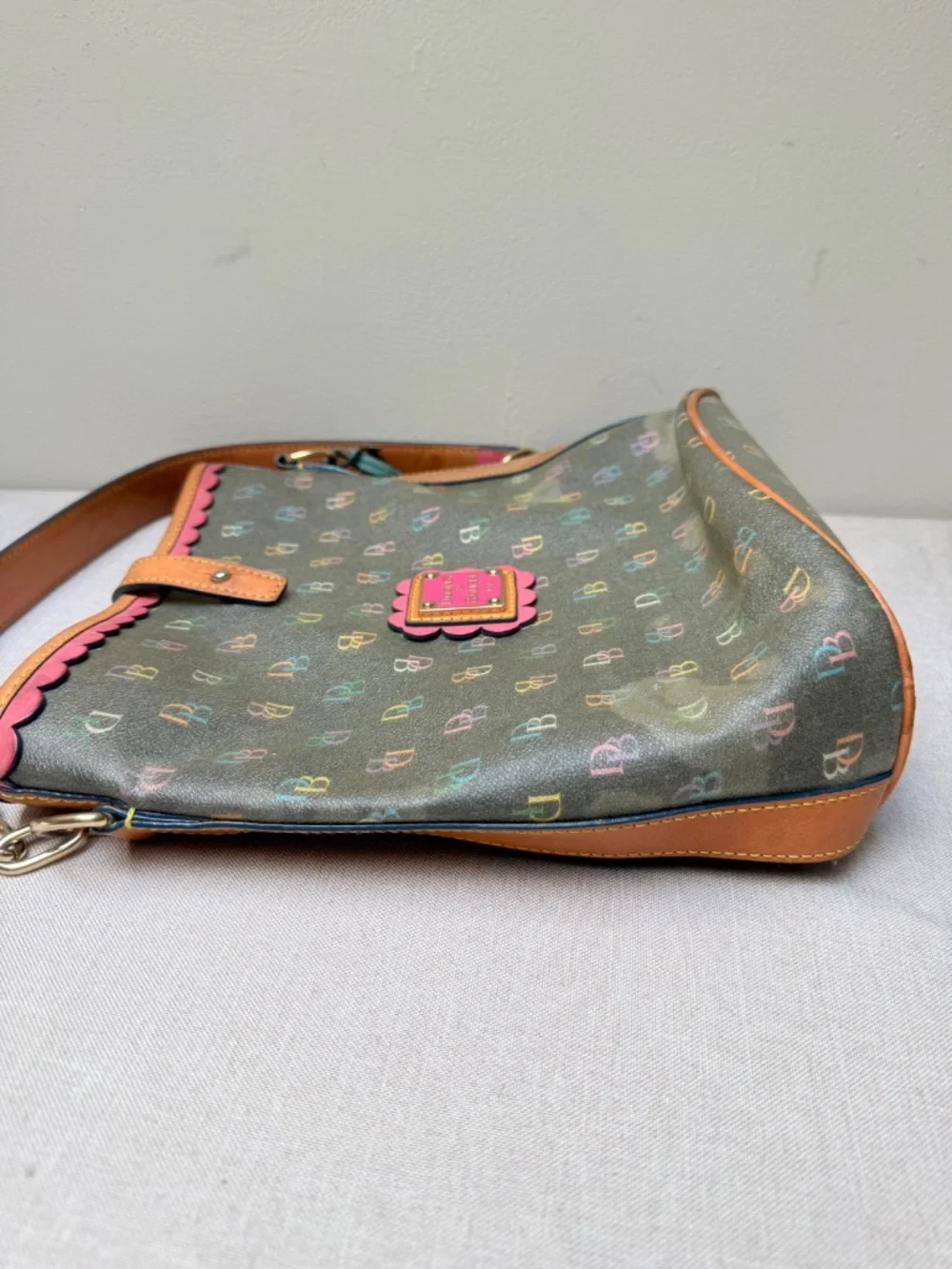 Dooney & Bourke Rainbow Monogram Bag Iconic Y2K 